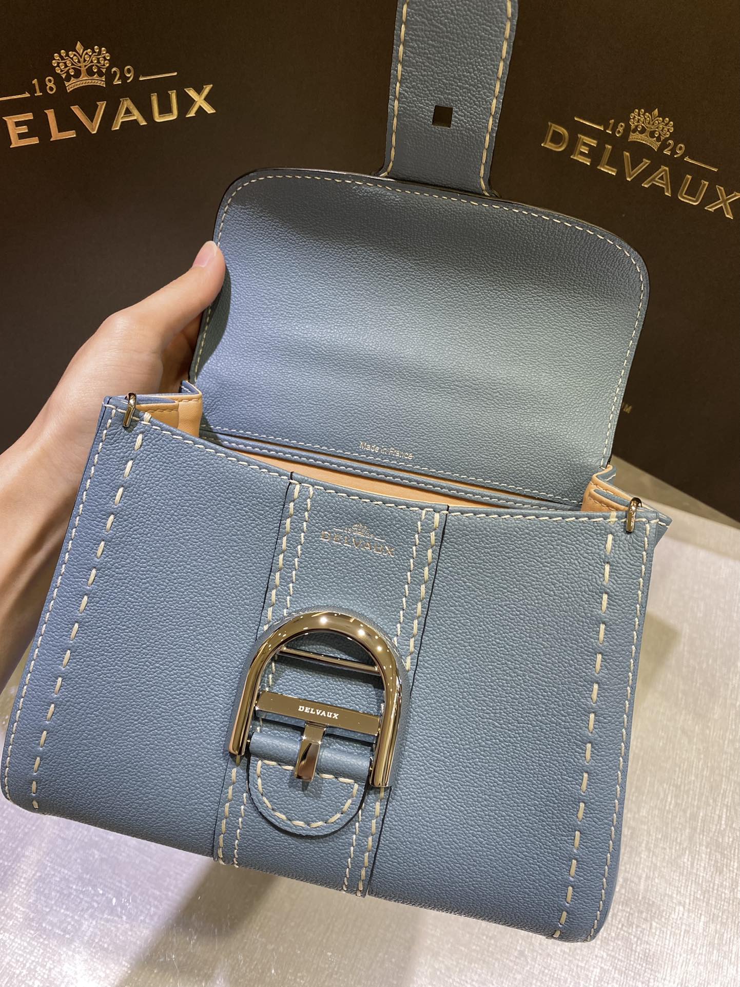 델보 브리앙 박스백 미니